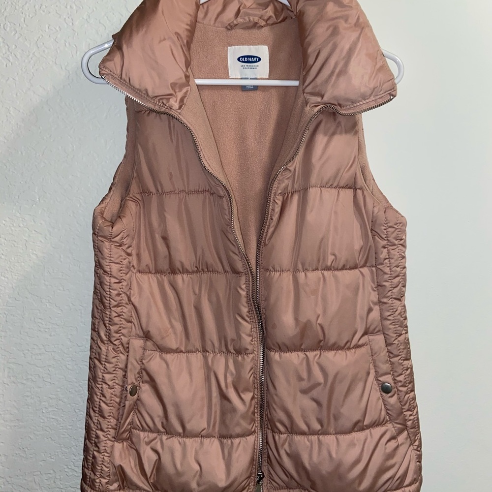 Pink Puffer Vest